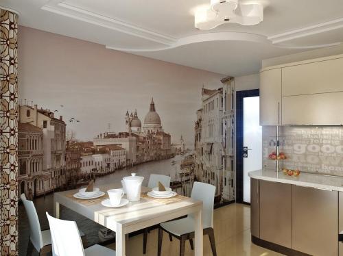 Акцентная стена в кухне. Дизайн стен на кухне — 106 вариантов отделки в реальных фото