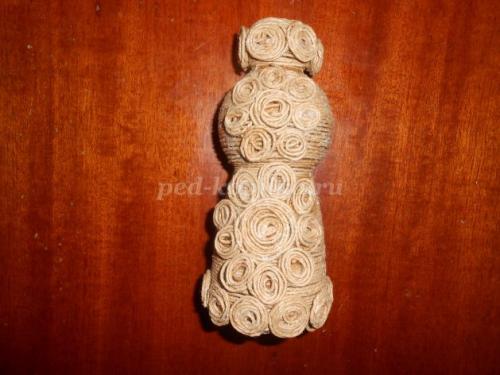 Ваза с цветами из пластиковой бутылки. Ваза с цветами из пластиковых бутылок 12