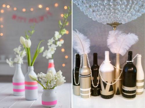Создай свою уникальную вазу из пластиковых бутылок и гипса 14