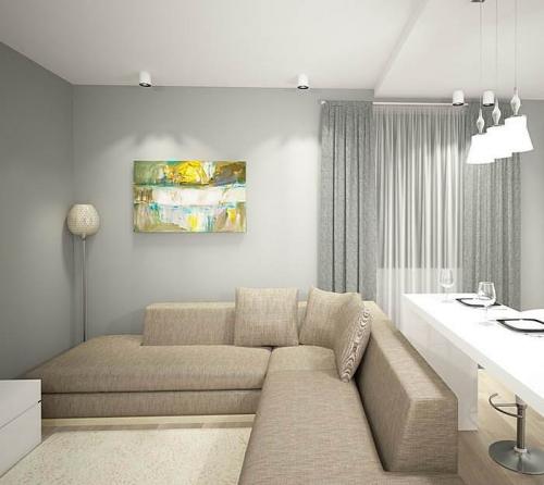 Гостиная в бежево-серых тонах. СЕРО-БЕЖЕВАЯ ГОСТИНАЯ: ОСНОВЫ ПРОЕКТИРОВАНИЯ