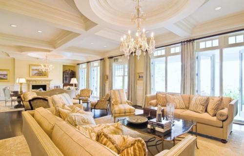 Гостиная в бежевых тонах. Сочетание бежевого в интерьере гостиной