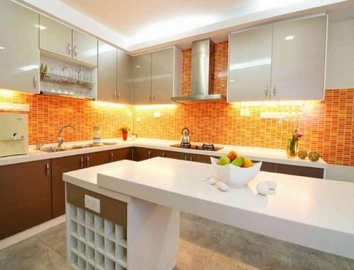 Цвет абрикоса и его сочетания. Абрикосовый цвет: бархатистая спелость интерьера 08