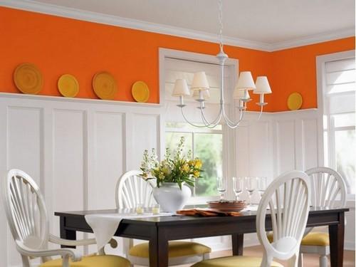 Цвет абрикоса и его сочетания. Абрикосовый цвет: бархатистая спелость интерьера 05