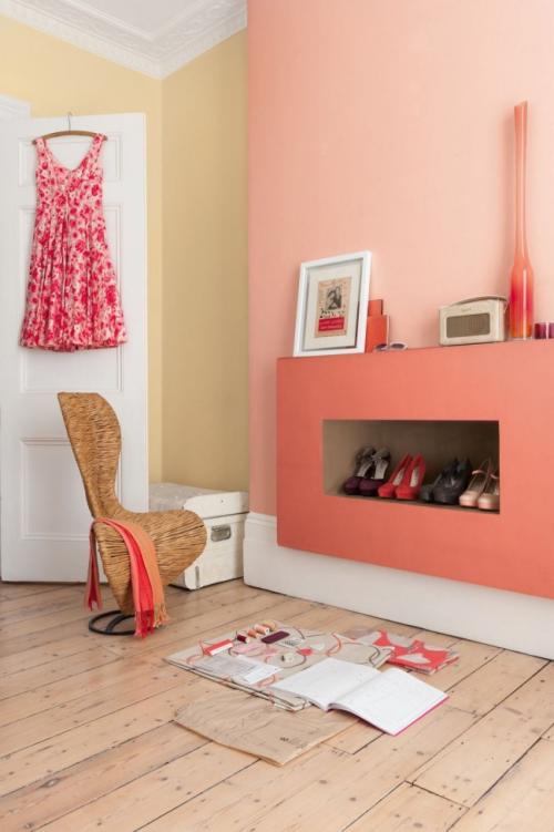 Розово-персиковый цвет. Персиковый цвет (52 фото): яркие фруктовые всплески в интерьере