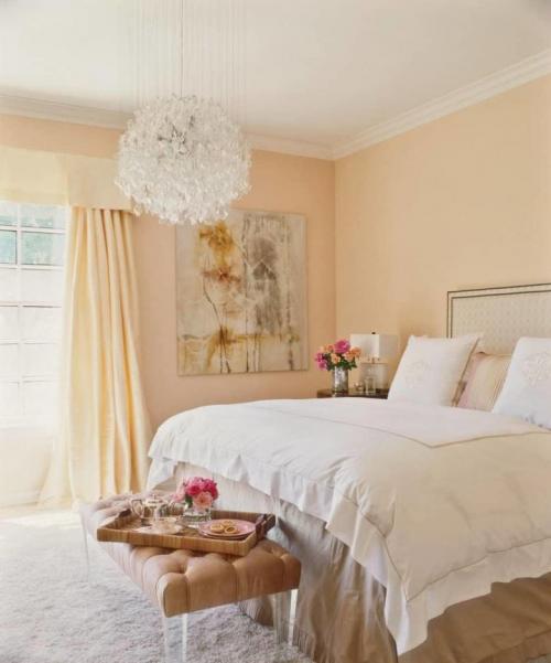 Персиковый цвет в интерьере. Удачные комбинации с персиковым цветом 10