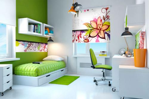 Сочетание цветов штор и обоев. Варианты сочетания цветов 04