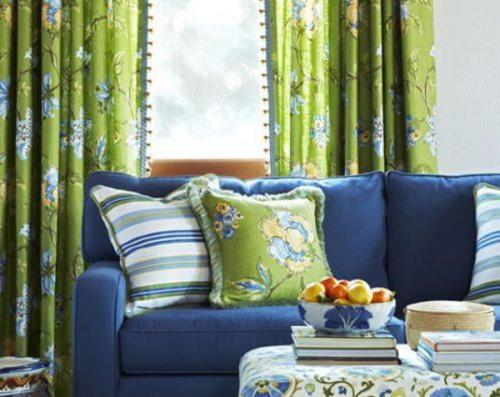 Сочетание штор и ковра. Какого цвета подобрать шторы