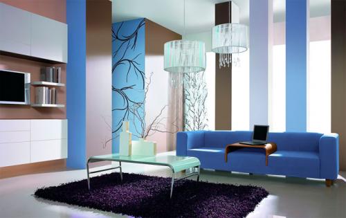 Сочетание цветов штор и обоев. Варианты сочетания цветов 05