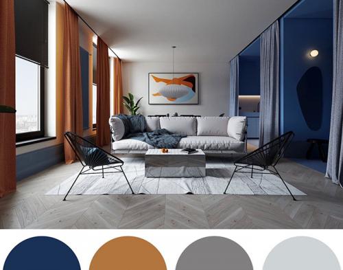 Желтый в интерьере 2022. Сочетание цветов в интерьере 2022