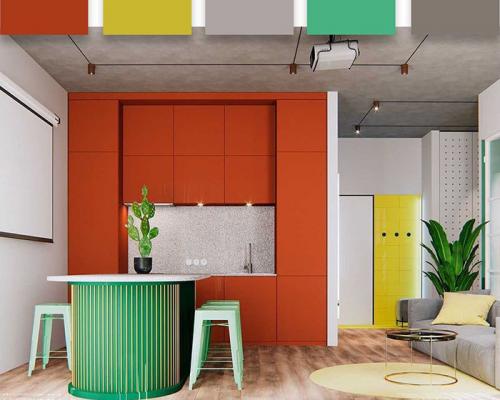 Желтый в интерьере 2022. Сочетание цветов в интерьере 2022