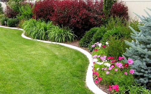 Какие ограждения для клумбы из простых материалов являются наиболее эффективными. Оригинальный заборчик для клумбы, цветника