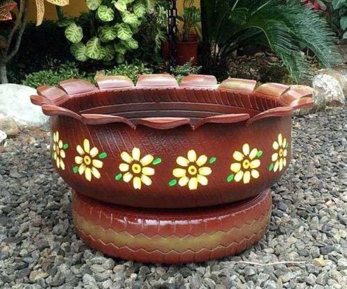 Самые красивые клумбы и цветники. Клумбы для цветов из покрышек своими руками – простые варианты