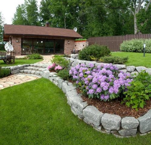 Высокие клумбы из сварной сетки легко сделать своими руками. Как сделать одноуровневую и многоуровневую клумбу своими руками 06