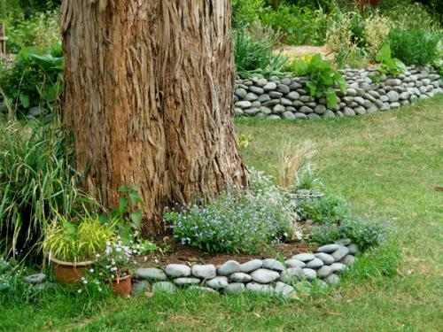 40 оригинальных решений для красивой клумбы с камнем и галькой. Подбираем подходящий камень.