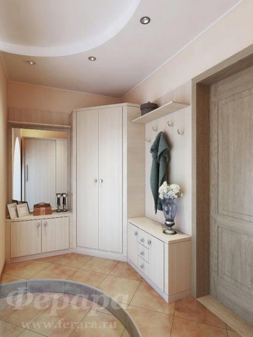 Миссия шкафа-купе в прихожих скромной площади. Маленькая прихожая или её отсутствие 07