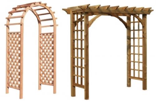 Как выбрать садовую деревянную арку под свой сад