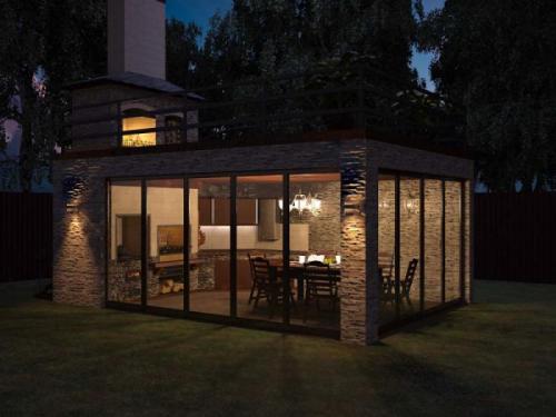 Закрытая беседка с мангалом своими руками. Особенности беседок с мангалом