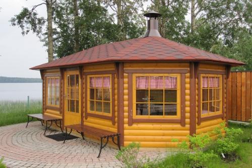 Закрытая беседка с мангалом своими руками. Особенности беседок с мангалом