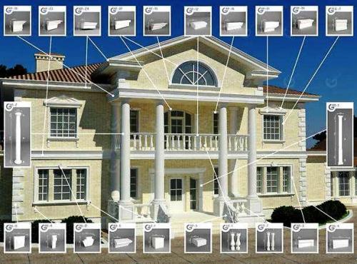 Декор фасада дома из пенопласта. Декор из пенопласта для фасада