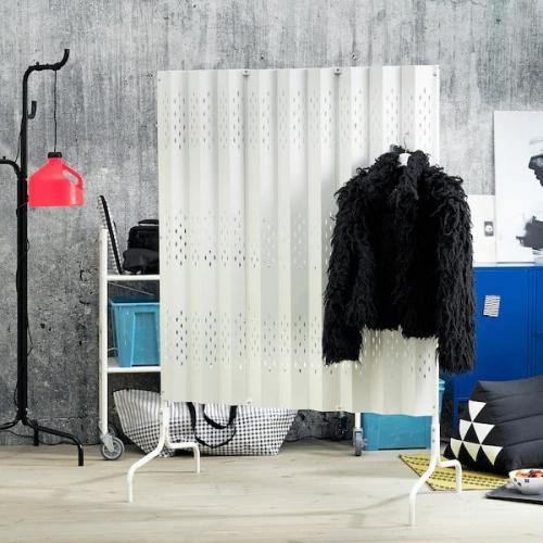 Мобильные перегородки для комнаты. Мобильные перегородки – идеальный вариант визуального зонирования (24 фото) 17