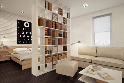 Мобильные перегородки для комнаты. Мобильные перегородки – идеальный вариант визуального зонирования (24 фото) 15