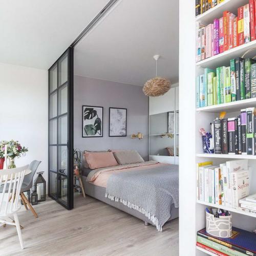 Мобильные перегородки для зонирования пространства в комнате. 100+ лучших идей: перегородки для зонирования комнаты 05