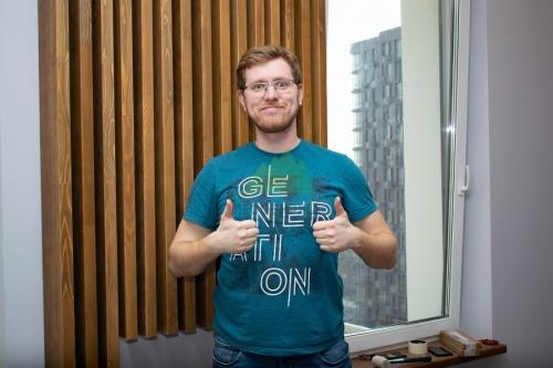 Варианты перегородок в квартире. Стационарные перегородки 02