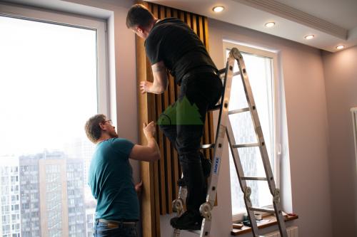 Варианты перегородок в квартире. Стационарные перегородки 01