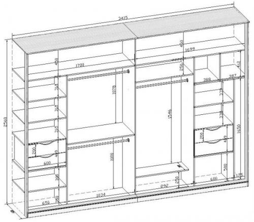 Встроенные шкафы-купе в прихожей. Где в прихожей разместить шкаф-купе 02