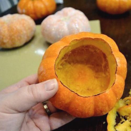 Загорелась идеей сделать вазу из тыквы своими руками. Как сделать вазу из тыквы