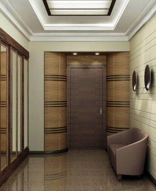 Современный дизайн прихожей со шкафом-купе. Как правильно подобрать размер шкафа? 05