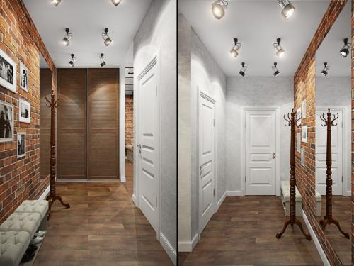 Шкаф-купе для узкой прихожей. Главные требования к дизайну интерьера узких коридоров