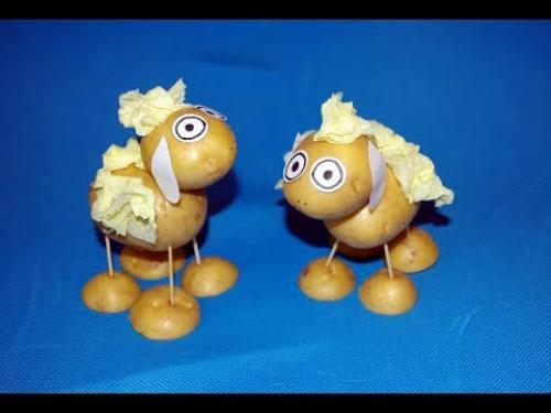 Что такое поделки на тему Золотая осень осенние из овощей