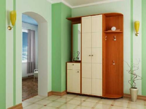 Какой шкаф выбрать в прихожую. Прихожая для узкого коридора, как расширить пространство 06