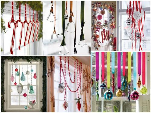 Как украсить окна на Новый год. Декор окон на Новый год: чем можно украсить