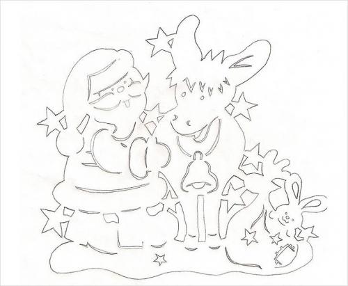 Украшение окон на Новый год из бумаги шаблоны. Украшения на окна из бумаги к Новому году 2023. Трафареты и шаблоны новогодних украшений