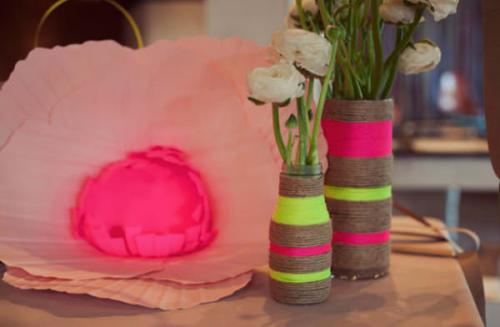 Ваза своими руками Как сделать красивую вазу из бутылки. 6 идей стильных ваз из пластиковых бутылок 13 Ваза своими руками Как сделать красивую вазу из бутылки. 6 идей стильных ваз из пластиковых бутылок 13