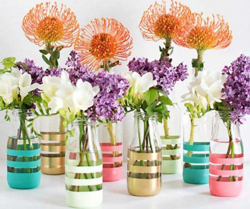 Ваза своими руками Как сделать красивую вазу из бутылки. 6 идей стильных ваз из пластиковых бутылок 16 Ваза своими руками Как сделать красивую вазу из бутылки. 6 идей стильных ваз из пластиковых бутылок 16