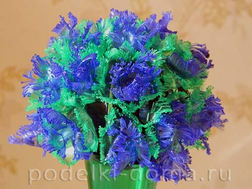 Как сделать вазу из пластиковой бутылки своими руками. Ваза с цветами из пластиковой бутылки 10