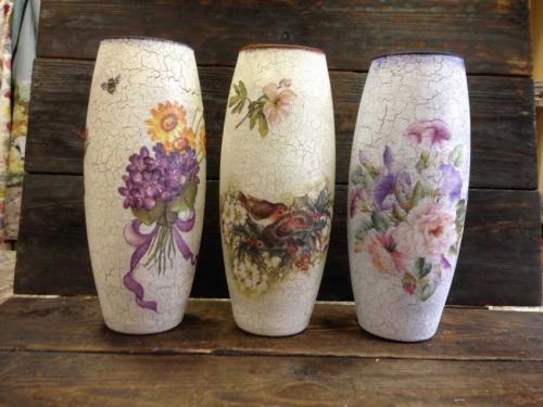 Красивый декупаж вазы. Декупаж вазы – мастер-класс для начинающих, как сделать стильное украшение (инструкция + 90 фото)