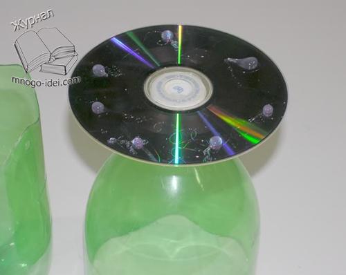 Вазы и цветочные горшки из пластиковых бутылок. 16