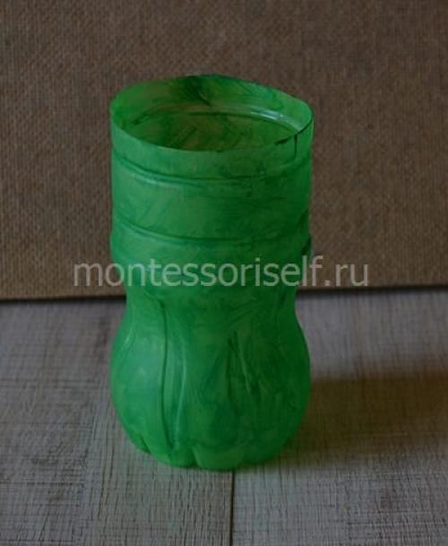 Ваза из пластиковой бутылки своими руками: мастер-класс с пошаговым фото