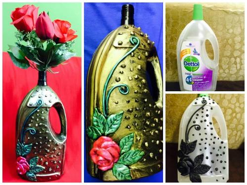 Как сделать из пластиковой бутылки вазу для цветов. Вазы из пластиковых бутылок своими руками