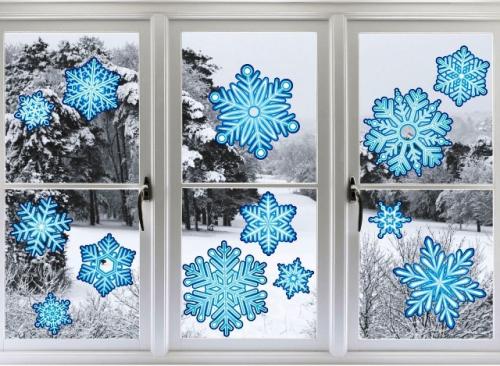 Как украсить окна на Новый год 2022. Оригинальные идеи, как украсить окна на Новый год своими руками