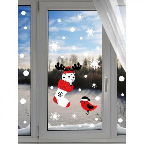 Как украсить окна на Новый год 2022. Оригинальные идеи, как украсить окна на Новый год своими руками