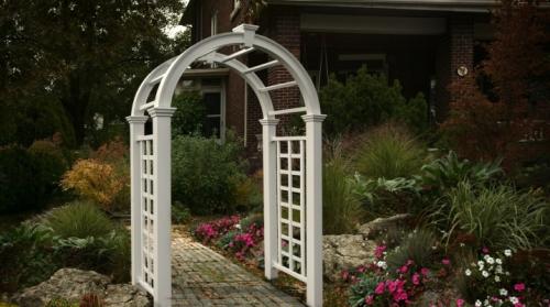 Арки из полипропиленовых труб. Изготовление садовых арок своими руками