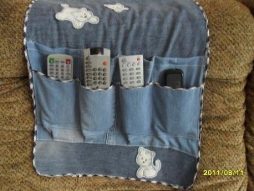 Кармашки в детский сад из джинс. Органайзер из старых джинсов своими руками