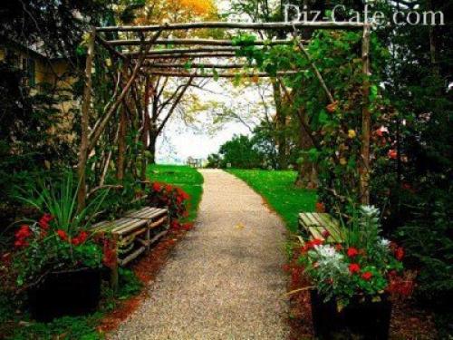 Садовая арка для цветов на даче своими руками. Видовое разнообразие конструкций и их место в саду 01