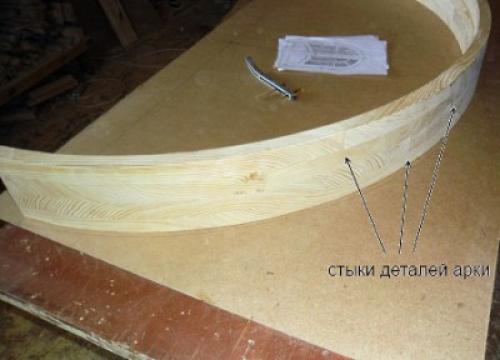 Арка из дерева своими руками