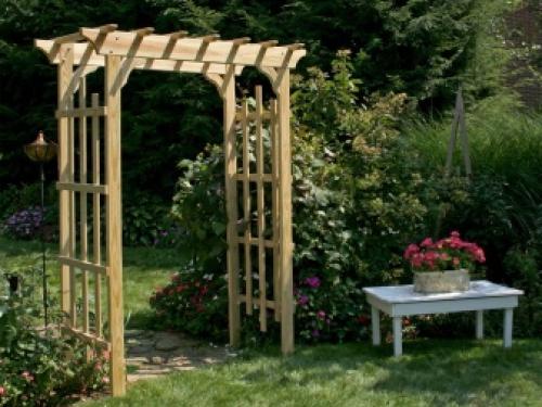 Арка из дерева для сада. Где располагаются арки? 01